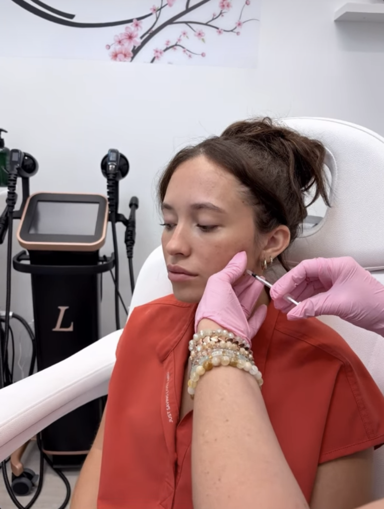 Masseter Botox injection for TMJ and jaw tension relief at Rewind Time Anti-Aging & Aesthetics in Lenexa, KS