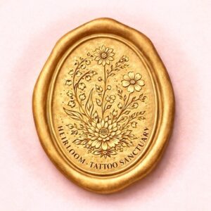 Heirloom Tattoo Sanctuary logo – vendor at the Rewind Time Fall Back in Love with YOU event